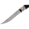 Нож OPINEL SLIM №10, нержавеющая сталь, рукоять из мозамбикского эбенового дерева 002016
